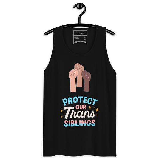 "Protect our trans siblings" Tank Top
