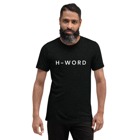 "H-Word" Short sleeve t-shirt